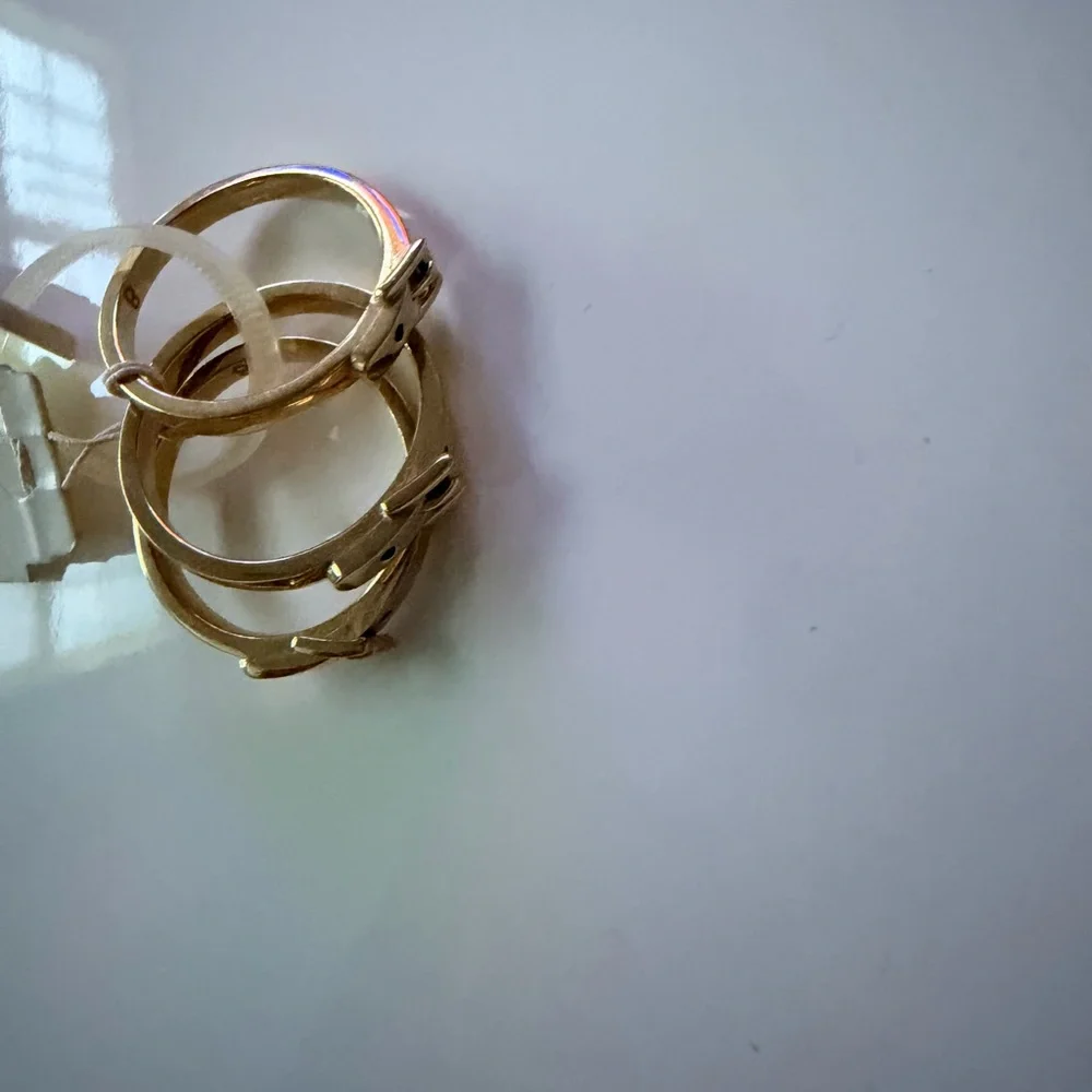 Michael Kors Gold Stackable Rings - Picture 3 of 3